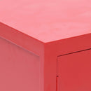sengebord 38 x 28 x 52 cm kejsertræ rød