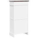 skoskab 50 x 28 x 98 cm kejsertræ brun