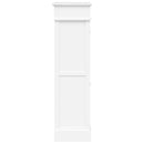 skoskab 50 x 28 x 98 cm kejsertræ hvid