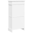 skoskab 50 x 28 x 98 cm kejsertræ hvid
