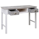 skrivebord 110 x 45 x 76 cm træ grå