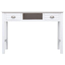 skrivebord 110 x 45 x 76 cm træ hvid