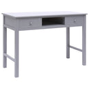 skrivebord 110 x 45 x 76 cm træ grå