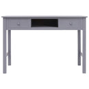 skrivebord 110 x 45 x 76 cm træ grå