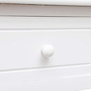 skrivebord 110 x 45 x 76 cm træ hvid