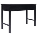 skrivebord 110 x 45 x 76 cm træ sort