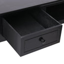 skrivebord 110 x 45 x 76 cm træ sort