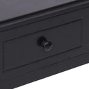 skrivebord 110 x 45 x 76 cm træ sort