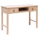 skrivebord 110 x 45 x 76 cm træ naturfarvet