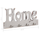 vægophængt knagerække HOME 50 x 23 cm