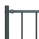 hegnspanel Woerden med stolper stål 1,7x1,25 m antracit