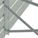 hævet plantekasse 100x40x77 cm galvaniseret stål antracitgrå