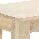 konsolbord 110x35x77 cm massivt mangotræ