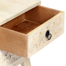 tv-skab 110 x 30 x 44 cm massivt mangotræ