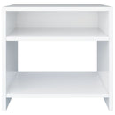 sengebord 40x30x40 cm konstrueret træ hvid