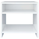 sengeborde 2 stk. 40x30x40 cm konstrueret træ hvid