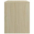sengebord 40x30x40 cm konstrueret træ Sonoma-eg
