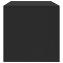 tv-bord 120x40x40 cm konstrueret træ sort
