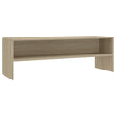 tv-bord 120x40x40 cm konstrueret træ sonoma-eg