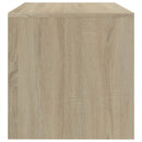 tv-bord 120x40x40 cm konstrueret træ sonoma-eg