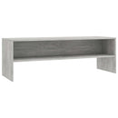 tv-bord 120x40x40 cm konstrueret træ betongrå