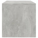 tv-bord 120x40x40 cm konstrueret træ betongrå