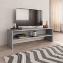 tv-bord 120x40x40 cm konstrueret træ betongrå