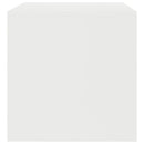 tv-bord 100x40x40 cm konstrueret træ hvid