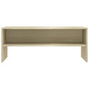 tv-bord 100x40x40 cm konstrueret træ sonoma-eg