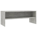 tv-bord 100x40x40 cm konstrueret træ betongrå