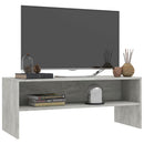 tv-bord 100x40x40 cm konstrueret træ betongrå