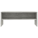 tv-bord 100x40x40 cm konstrueret træ betongrå