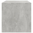 tv-bord 100x40x40 cm konstrueret træ betongrå