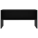 tv-bord 80x40x40 cm konstrueret træ sort