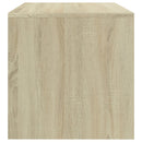 sengeborde 2 stk. 40x30x30 cm konstrueret træ Sonoma-eg