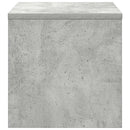 sengebord 40x30x30 cm konstrueret træ Betongrå