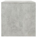 sengeborde 2 stk. 40x30x30 cm konstrueret træ Betongrå