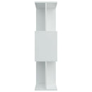 bogreol/rumdeler 80x24x96 cm konstrueret træ hvid
