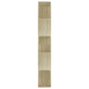 bogreol/rumdeler 45x24x159 cm konstrueret træ sonoma-eg