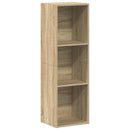 bogreol/tv-bord 36x30x114 cm konstrueret træ Sonoma-eg