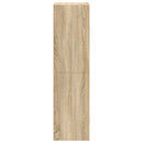 bogreol/tv-bord 36x30x114 cm konstrueret træ Sonoma-eg