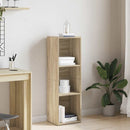 bogreol/tv-bord 36x30x114 cm konstrueret træ Sonoma-eg