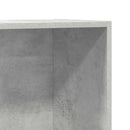 bogreol/tv-bord 36x30x114 cm konstrueret træ betongrå