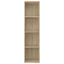 bogreol/tv-bord 36x30x143 cm konstrueret træ Sonoma-eg