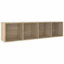 bogreol/tv-bord 36x30x143 cm konstrueret træ Sonoma-eg
