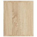 bogreol/tv-bord 36x30x143 cm konstrueret træ Sonoma-eg