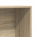 bogreol/skænk 66x30x130 cm konstrueret træ sonoma-eg