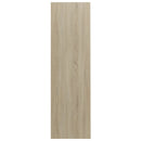 bogreol 97,5x29,5x100 cm konstrueret træ sonoma-eg