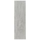 bogreol 97,5x29,5x100 cm konstrueret træ betongrå