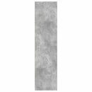 klædeskab 100x50x200 cm konstrueret træ betongrå